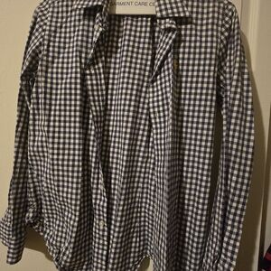Ralph Lauren Blue and White Gingham Shirt